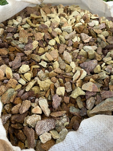 Златолит персиковый декоративная каменная крошка купить в Волгограде