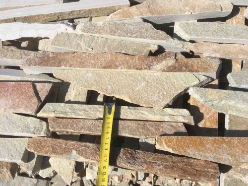 Горбушка златолит золотистый для облицовки купить в Волгограде