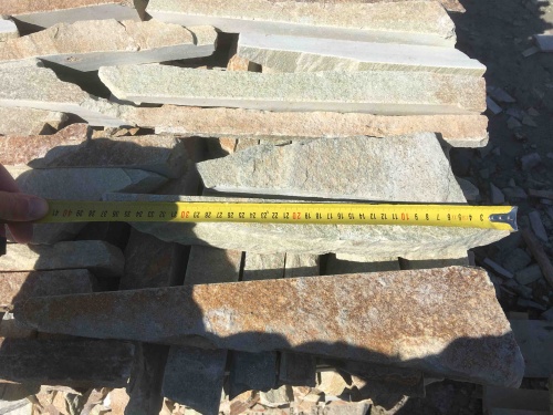 Горбушка златолит золотистый для облицовки купить в Волгограде