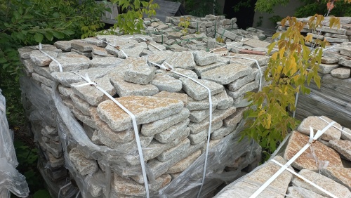 Гранитный плитняк галтованный для парковки купить в Волгограде