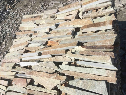 Горбушка златолит золотистый для облицовки купить в Волгограде